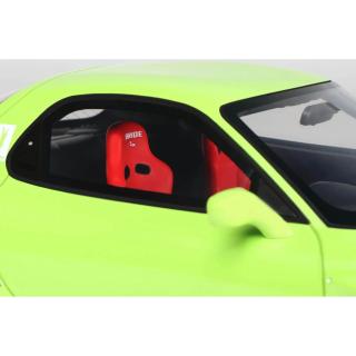 ROCKET BUNNY AERO (V1) MAZDA RX7 (FD3S) PEARL GREEN 2015 OttO mobile Project Cars 1:18 Resinemodell (Türen, Motorhaube... nicht zu öffnen!)